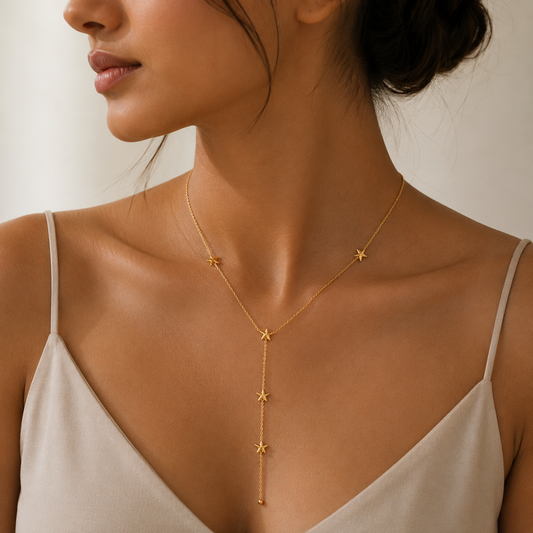 Demi Fine Celeste Starfall Y Necklace