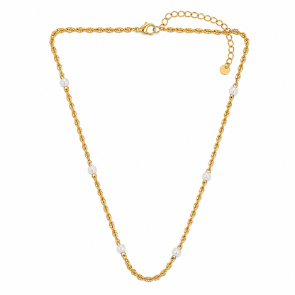 Pearl Rope Chain Necklace