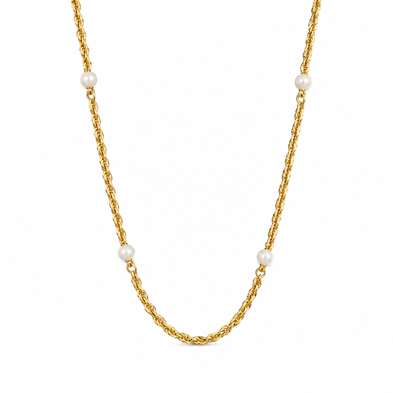 Demi Fine Pearl Rope Chain Necklace