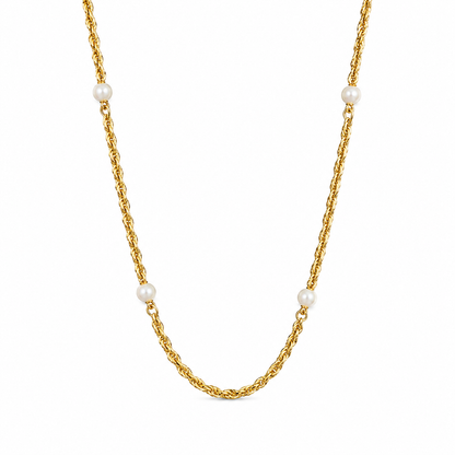 Pearl Rope Chain Necklace