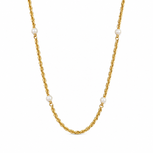 Demi Fine Pearl Rope Chain Necklace