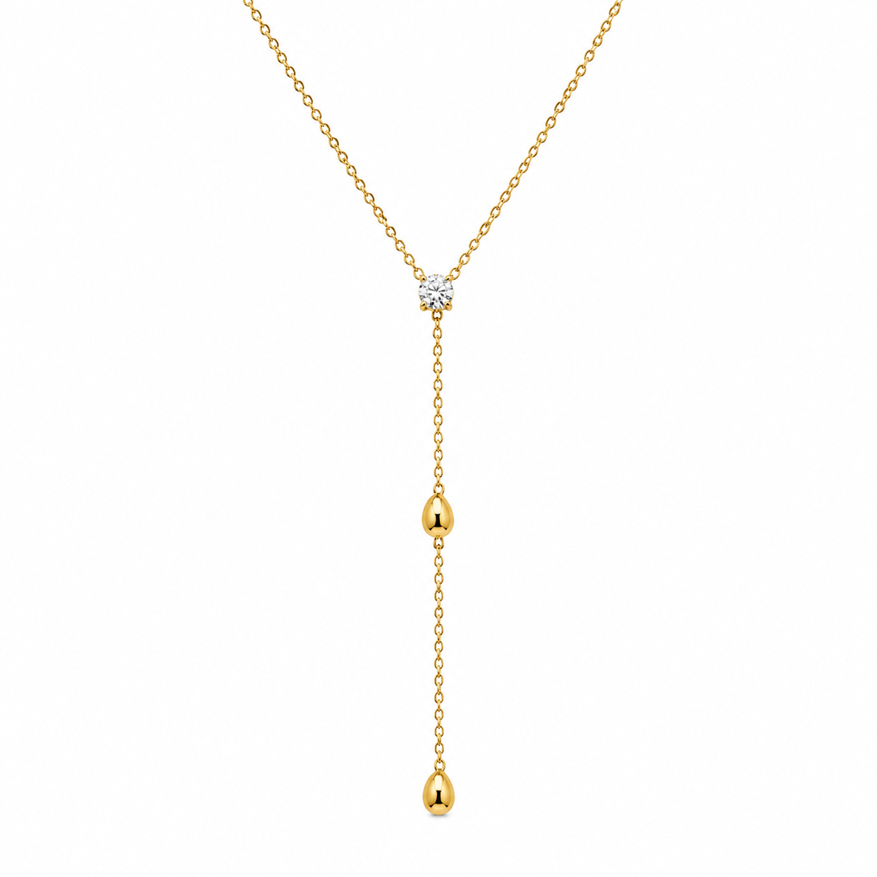 Demi Fine Solitaire Drop Necklace