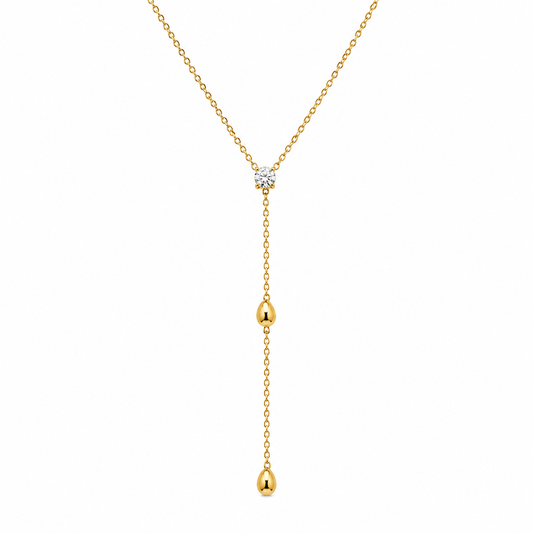 Demi Fine Solitaire Drop Necklace