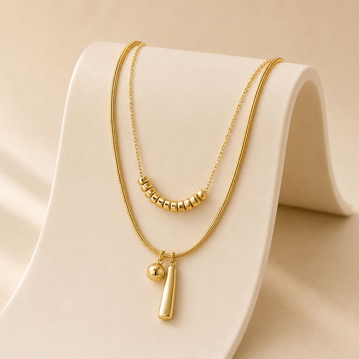 Demi Fine Contemporary Layered Necklace