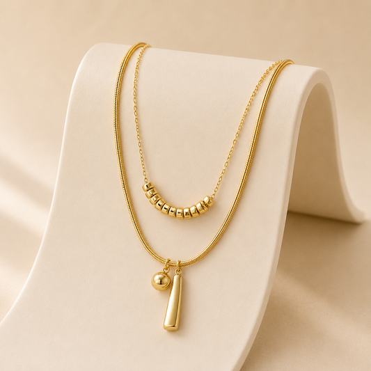 Demi Fine Contemporary Layered Necklace
