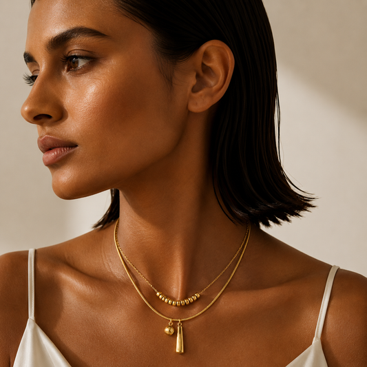 Demi Fine Contemporary Layered Necklace