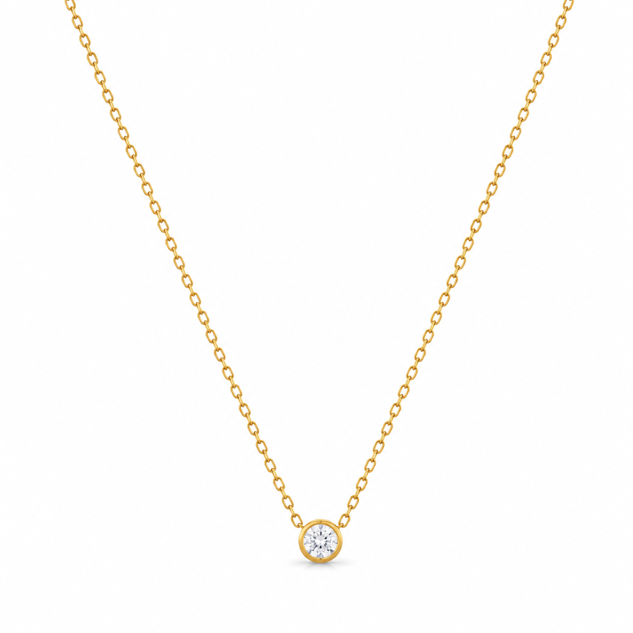 Demi Fine Celeste Solitaire Necklace