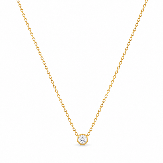 Demi Fine Celeste Solitaire Necklace