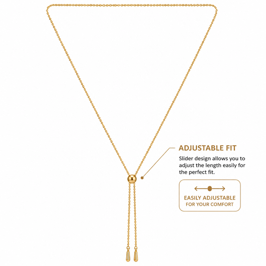 Demi Fine Adjustable Slider Necklace