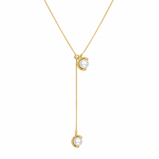 Demi Fine Nova Pearl Drop Necklace