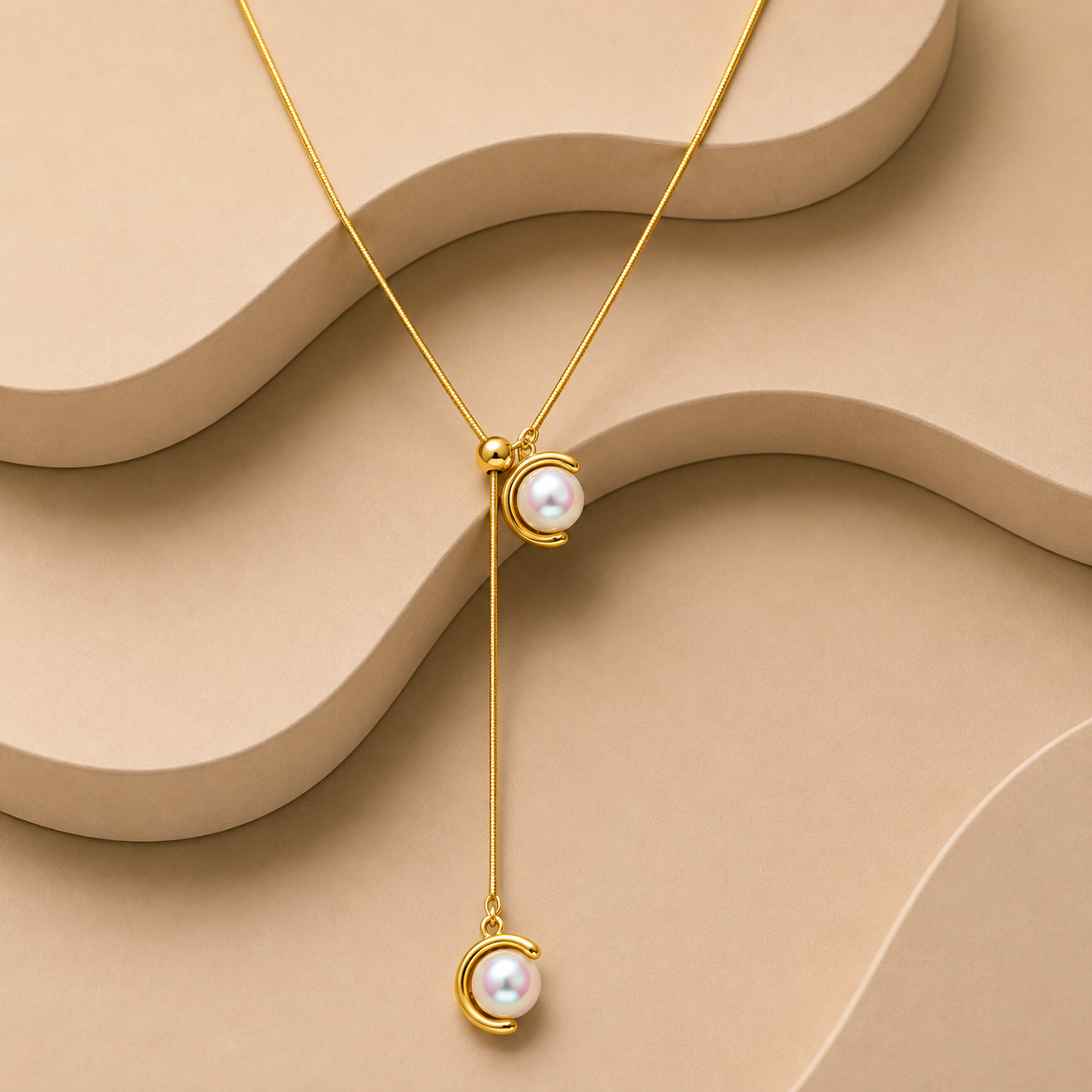 Demi Fine Nova Pearl Drop Necklace
