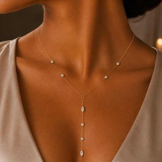 Demi Fine Marquise Grace Necklace