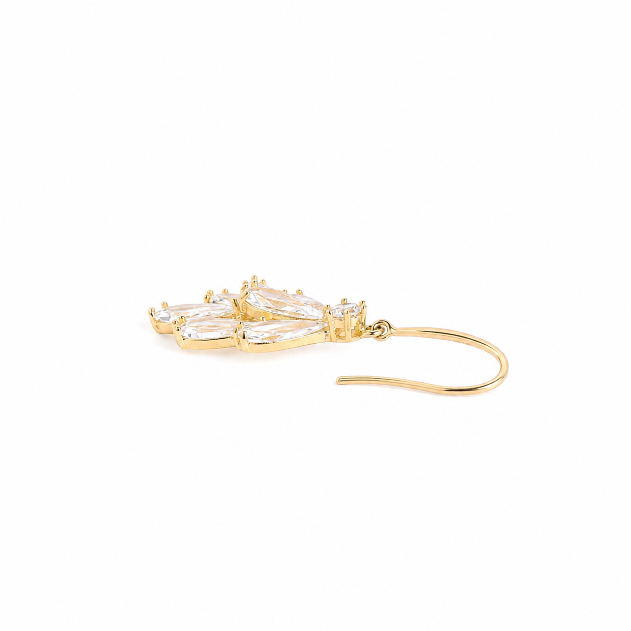 925 Silver Luxe Petal Drop Jewelry Set