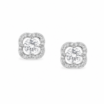 Floral Radiance Stud Earrings