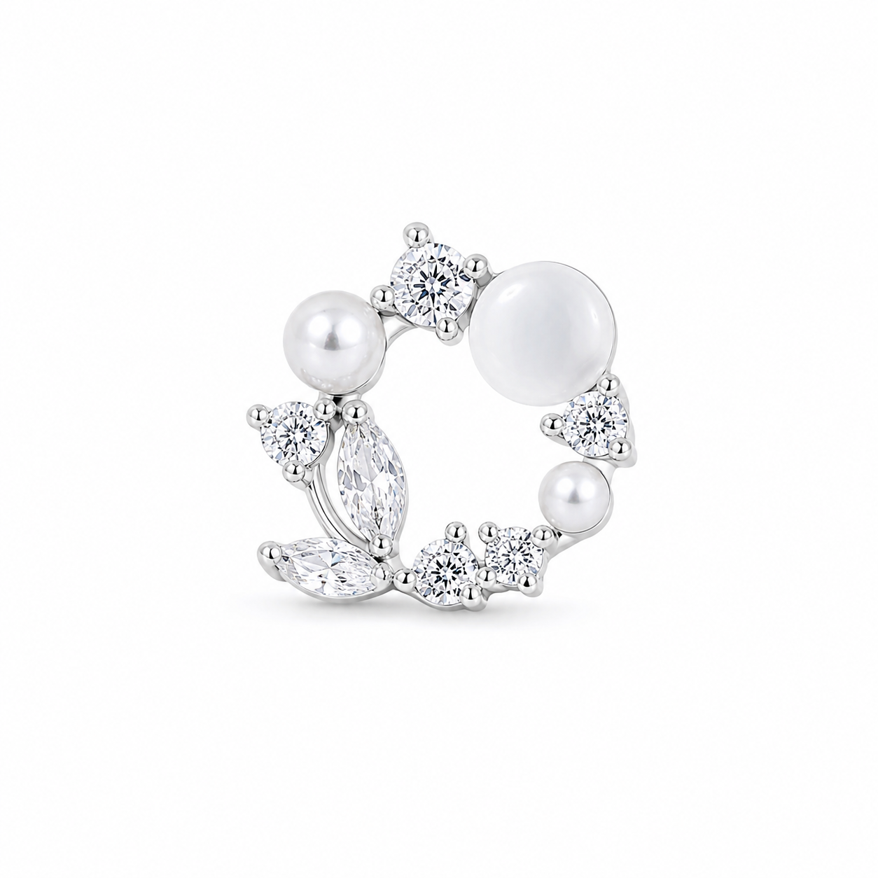 Silver Opaline Crystal Garden