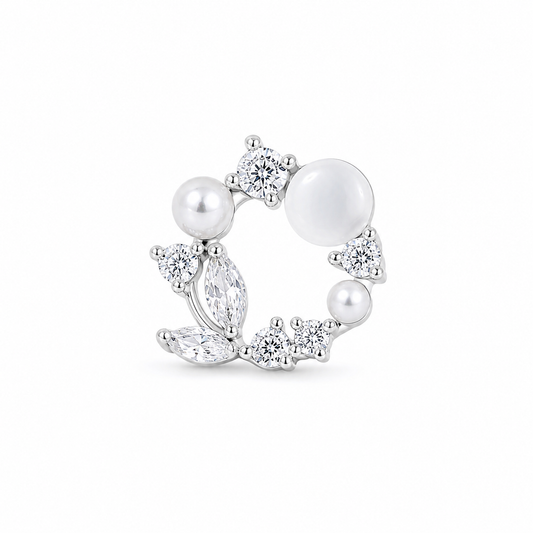 Silver Opaline Crystal Garden