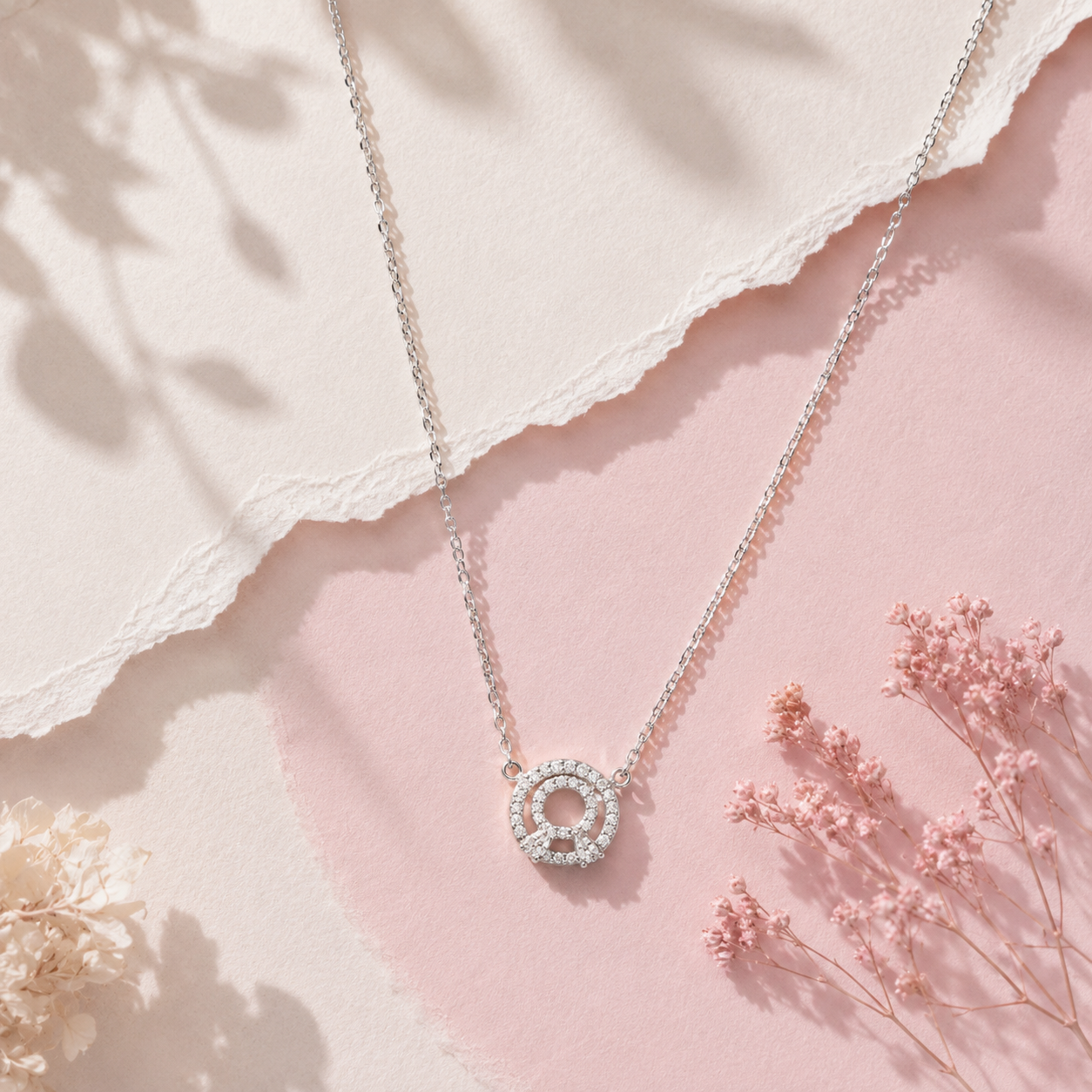 925 Silver Luxe Circle of Love Sterling Silver Necklace