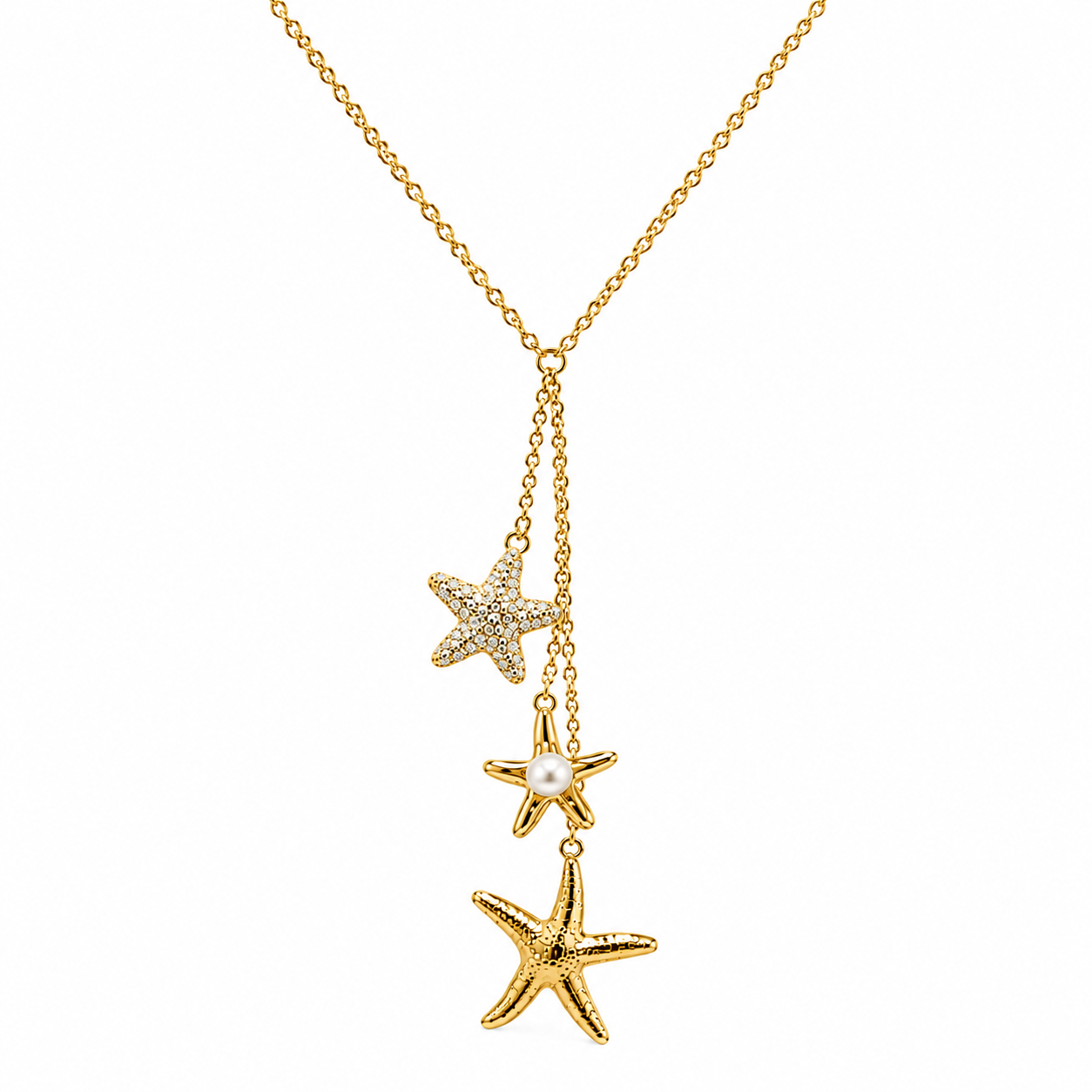 Demi Fine Ocean Star Charm Necklace