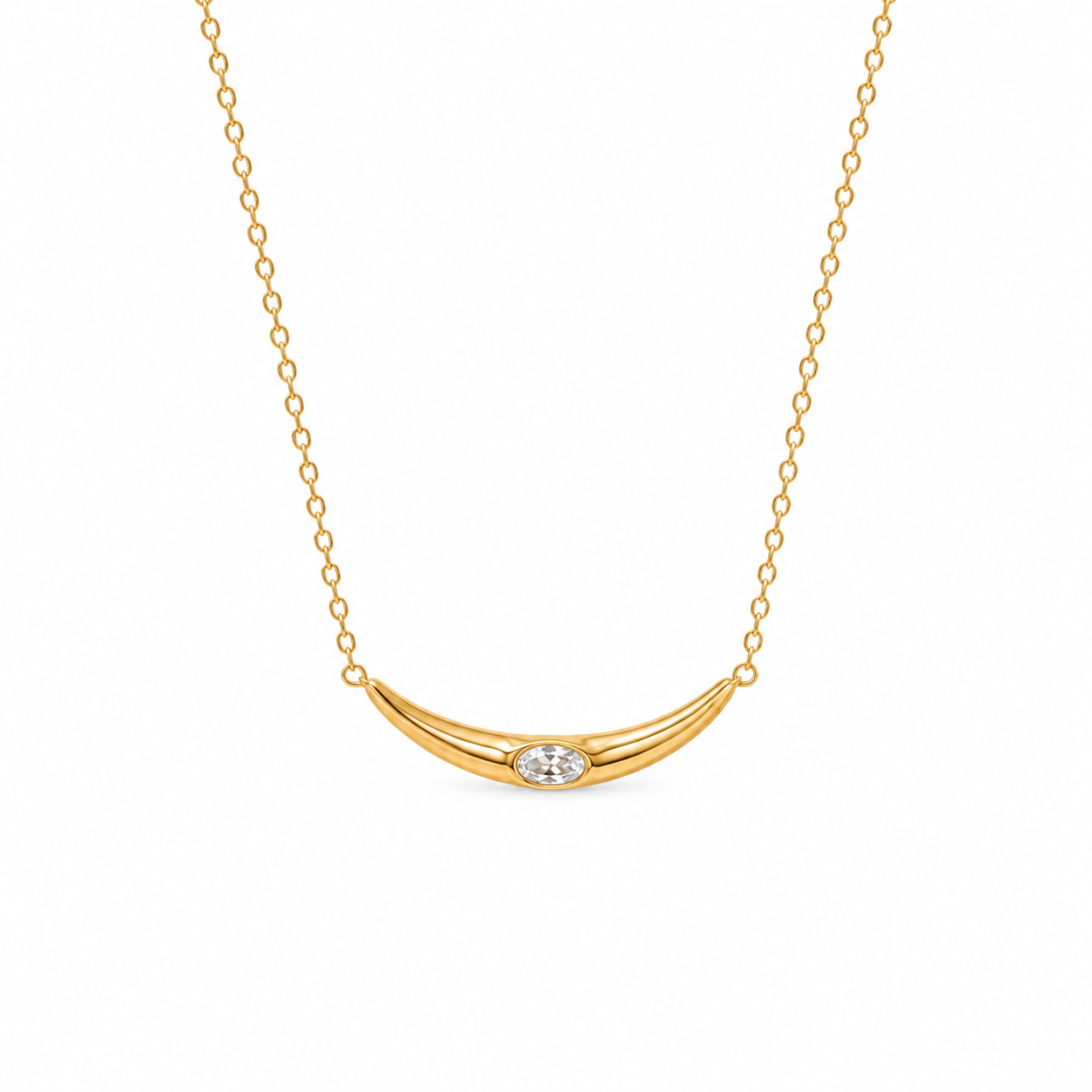 Demi Fine Celeste Curve Necklace