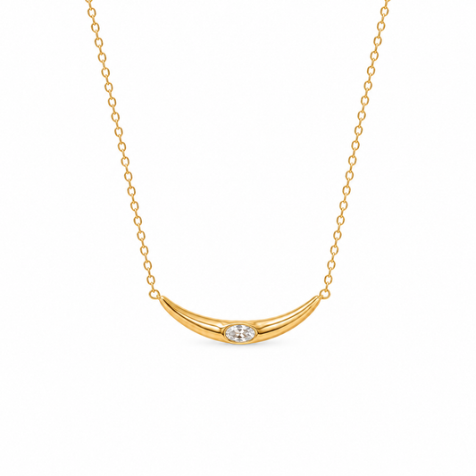 Demi Fine Celeste Curve Necklace