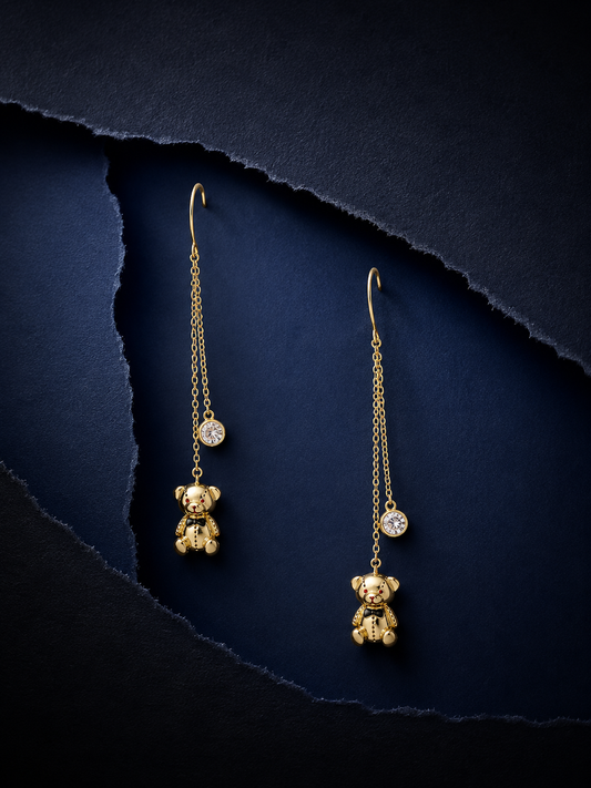 Sparkling Teddy Bear Dangles