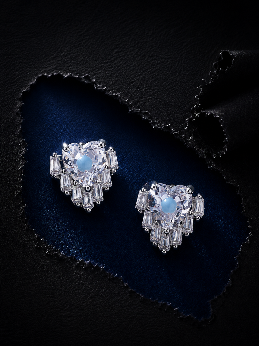Glacier Bloom Stud Earrings