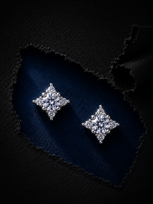 Square Spark Studs