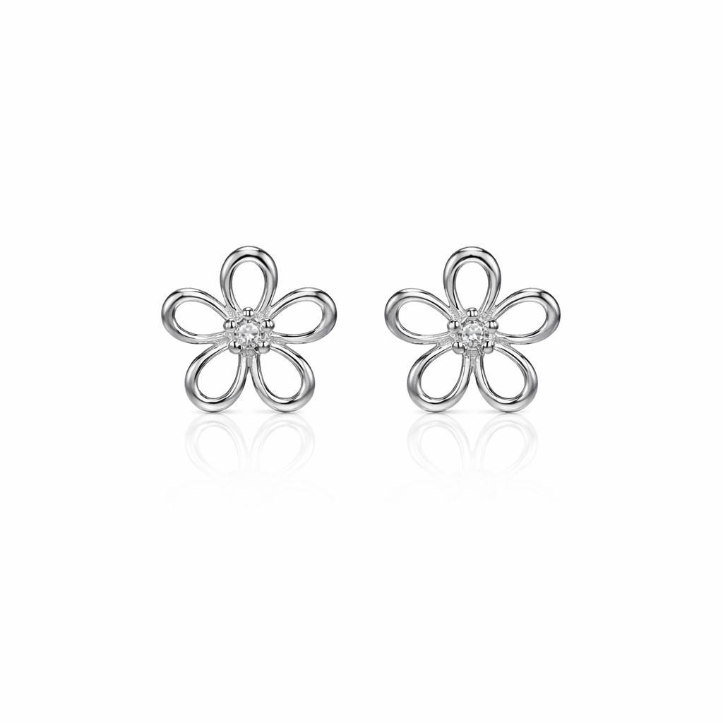 Mini Floral Stud Earrings