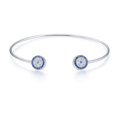 Blue Orbit Evil Eye Bracelet