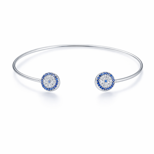 Blue Orbit Evil Eye Bracelet