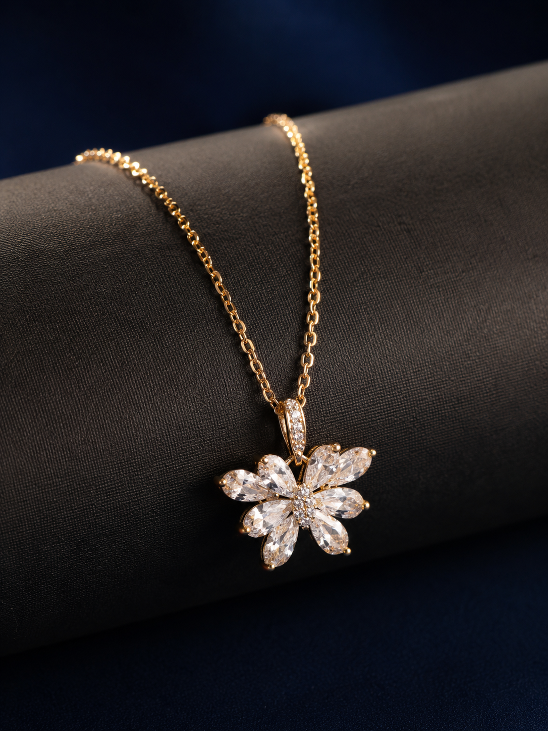 925 Silver Royal Wings Gold Necklace