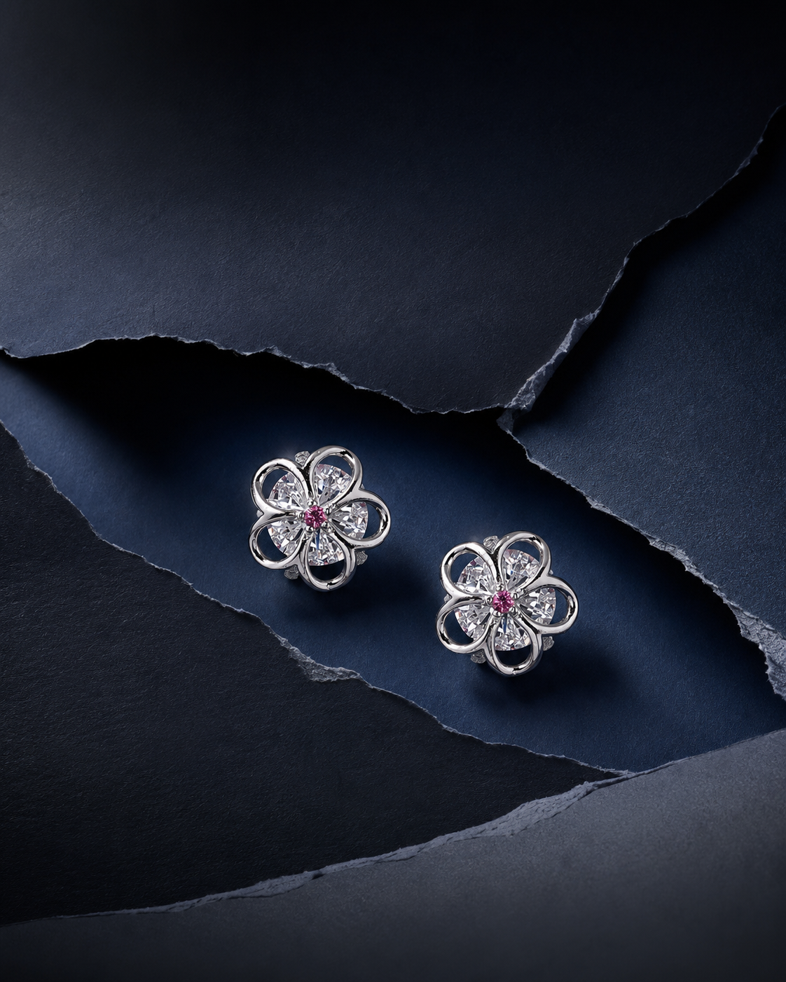 925 Silver Eternal Blossom Studs