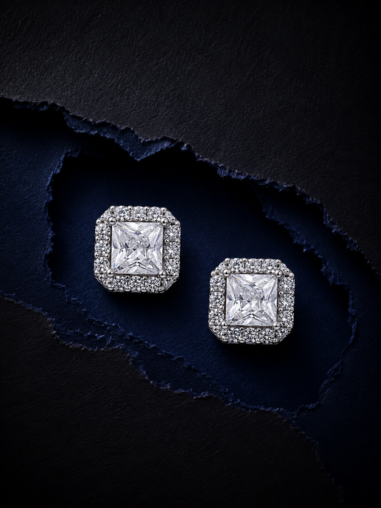 Celeste Solitaire Studs
