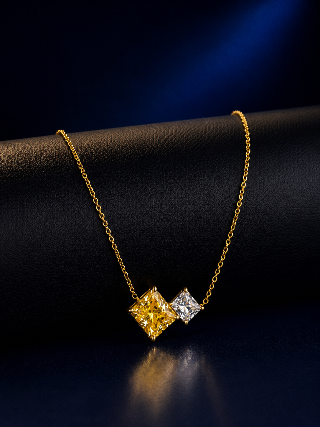 Golden Glow Twin Necklace