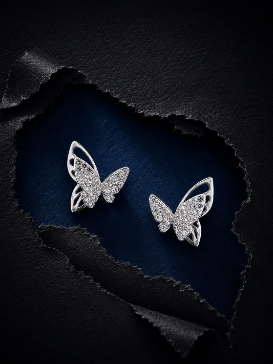 Flutter Spark Butterfly Studs