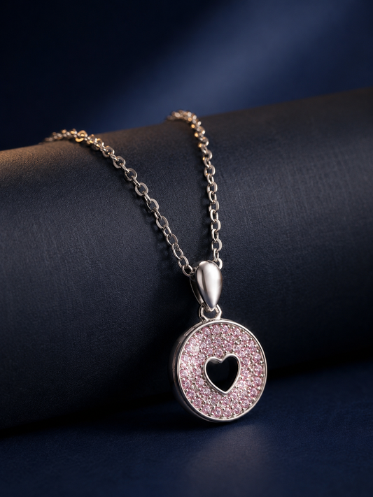 925 Silver Circle of Love Necklace