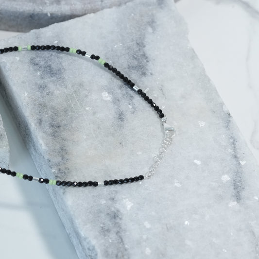 Handcrafted Evil Eye Silver Anklet