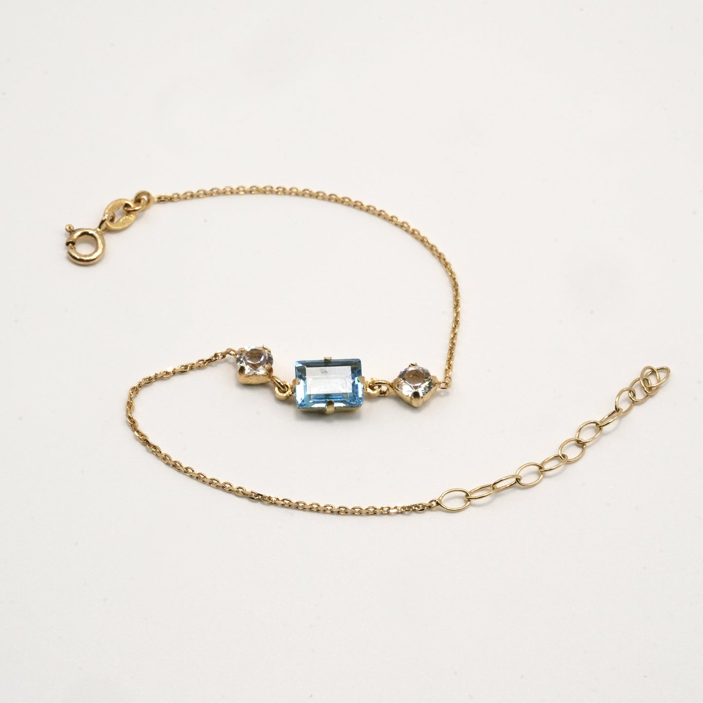 Celeste Blue Crystal Bracelet