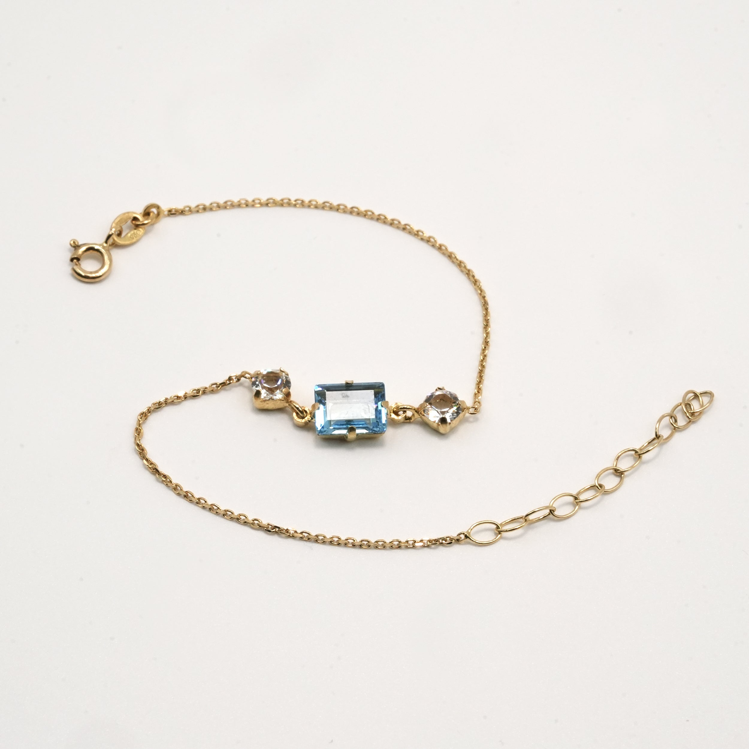 Celeste Blue Crystal Bracelet