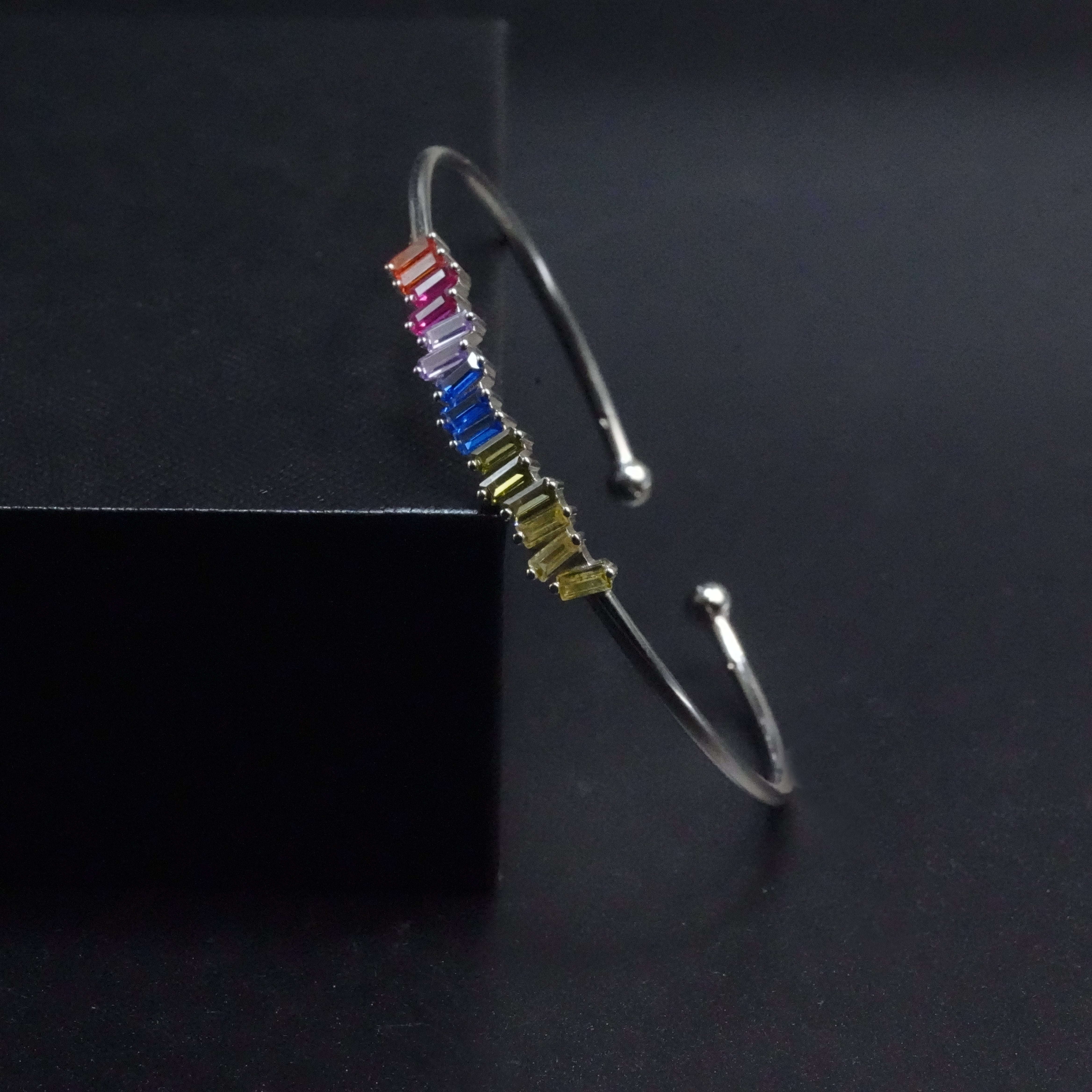 Rainbow Edge Open Cuff
