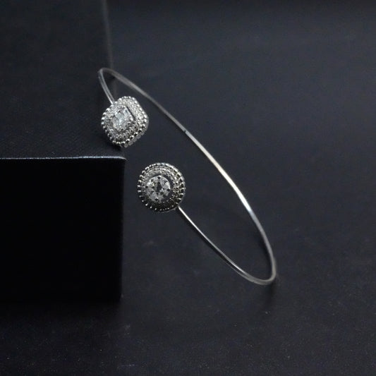 Twin Spark Open Bracelet