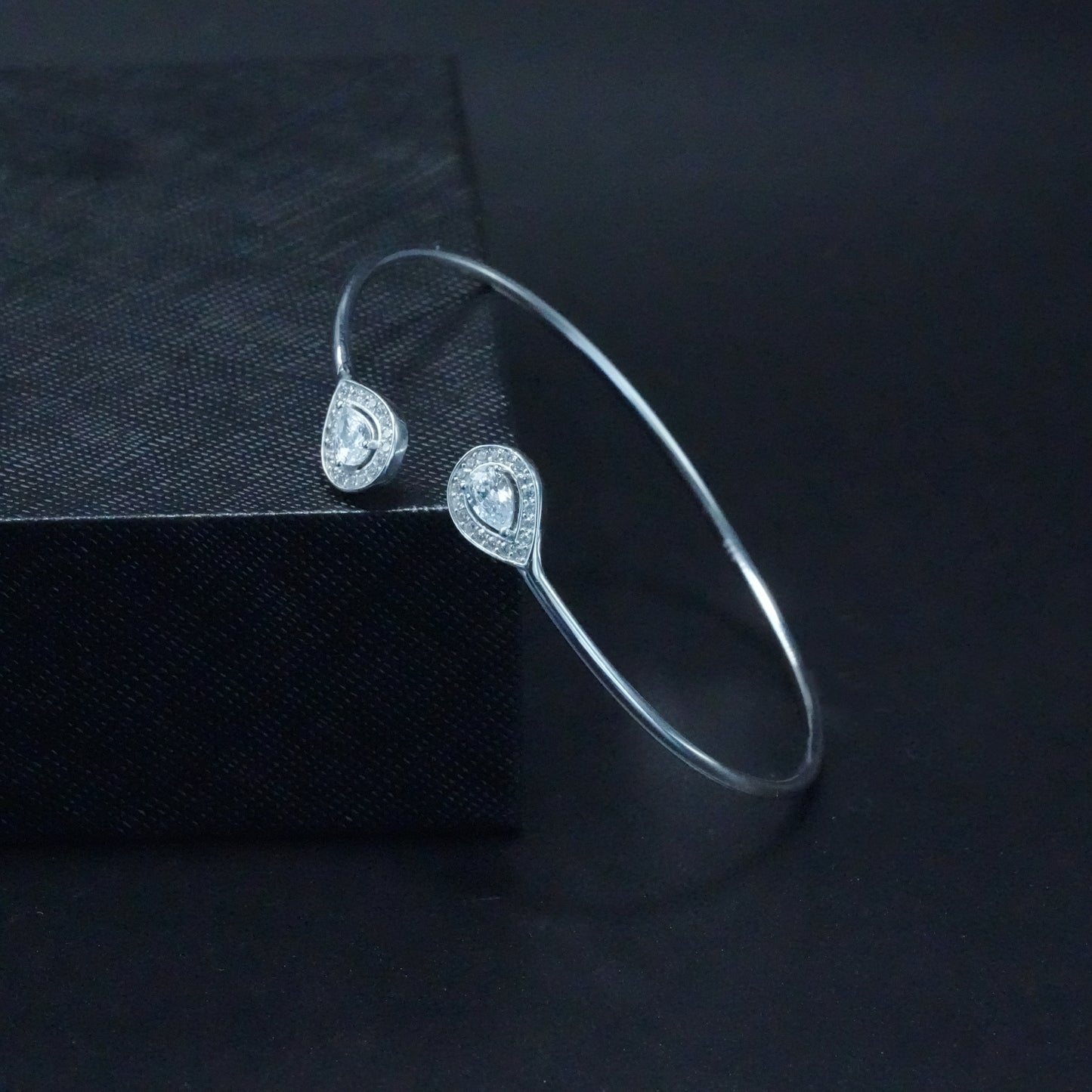 Crystal Raindrop Duo cuff