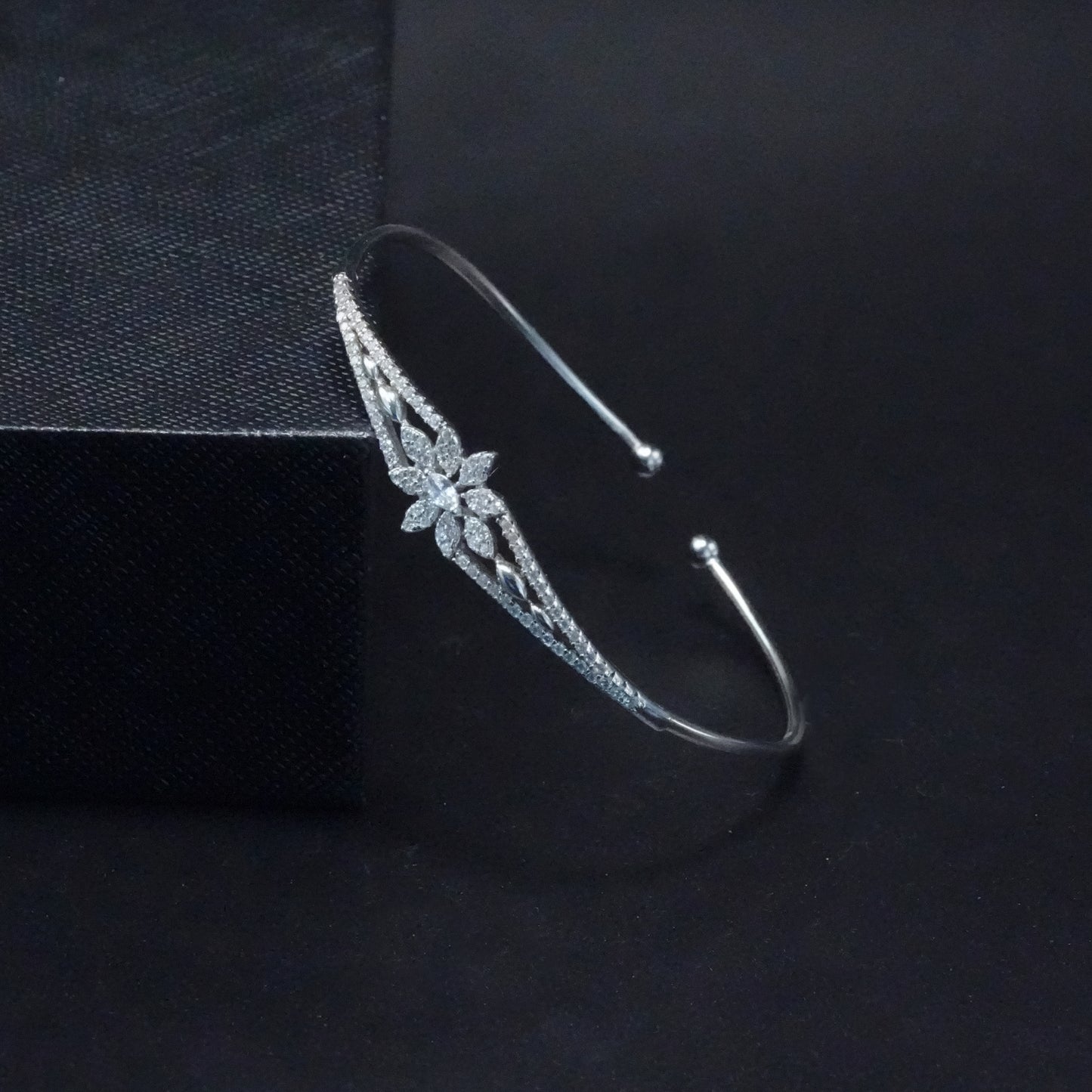 925 sterling silver cuff bracelet for women