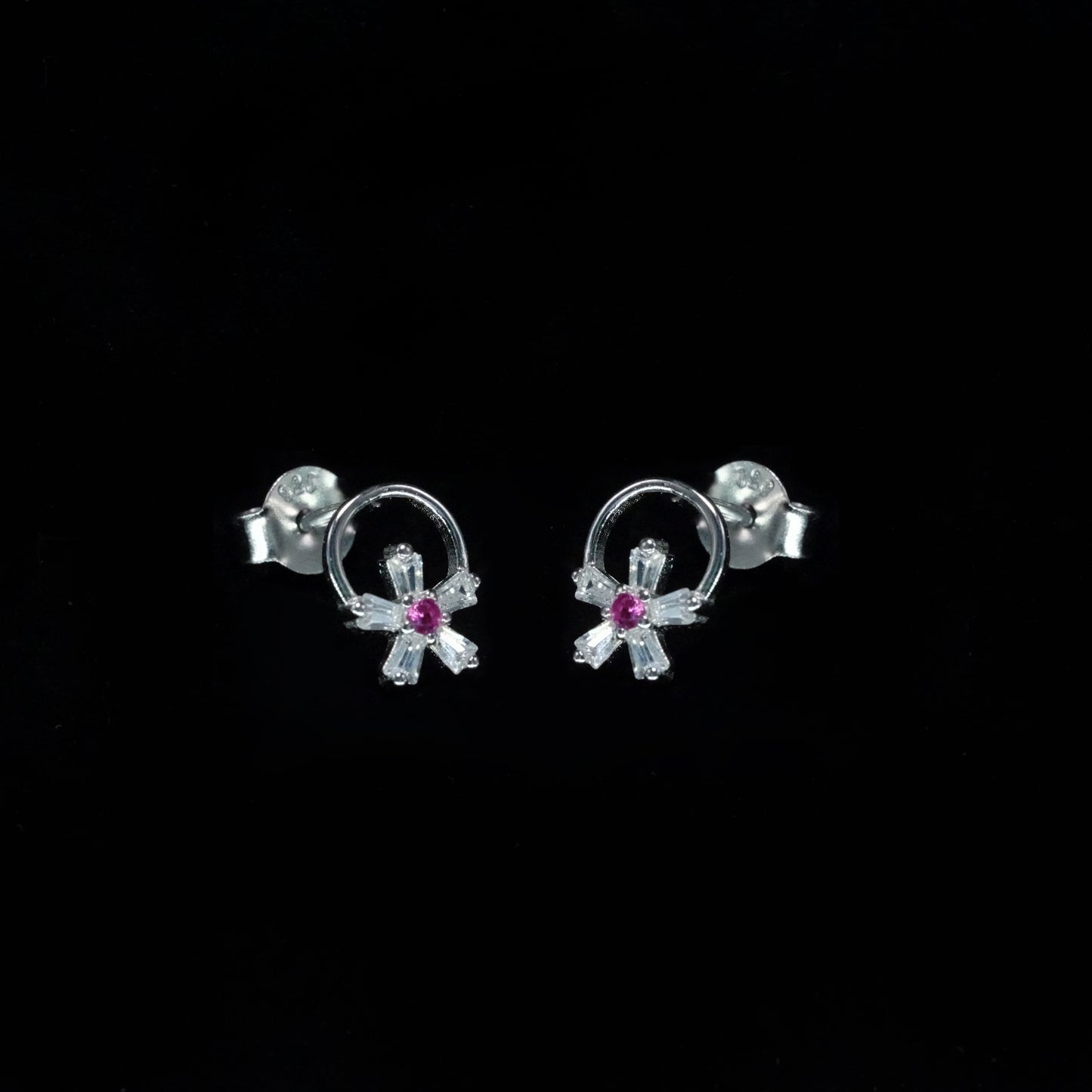 925 sterling silver stud earrings
