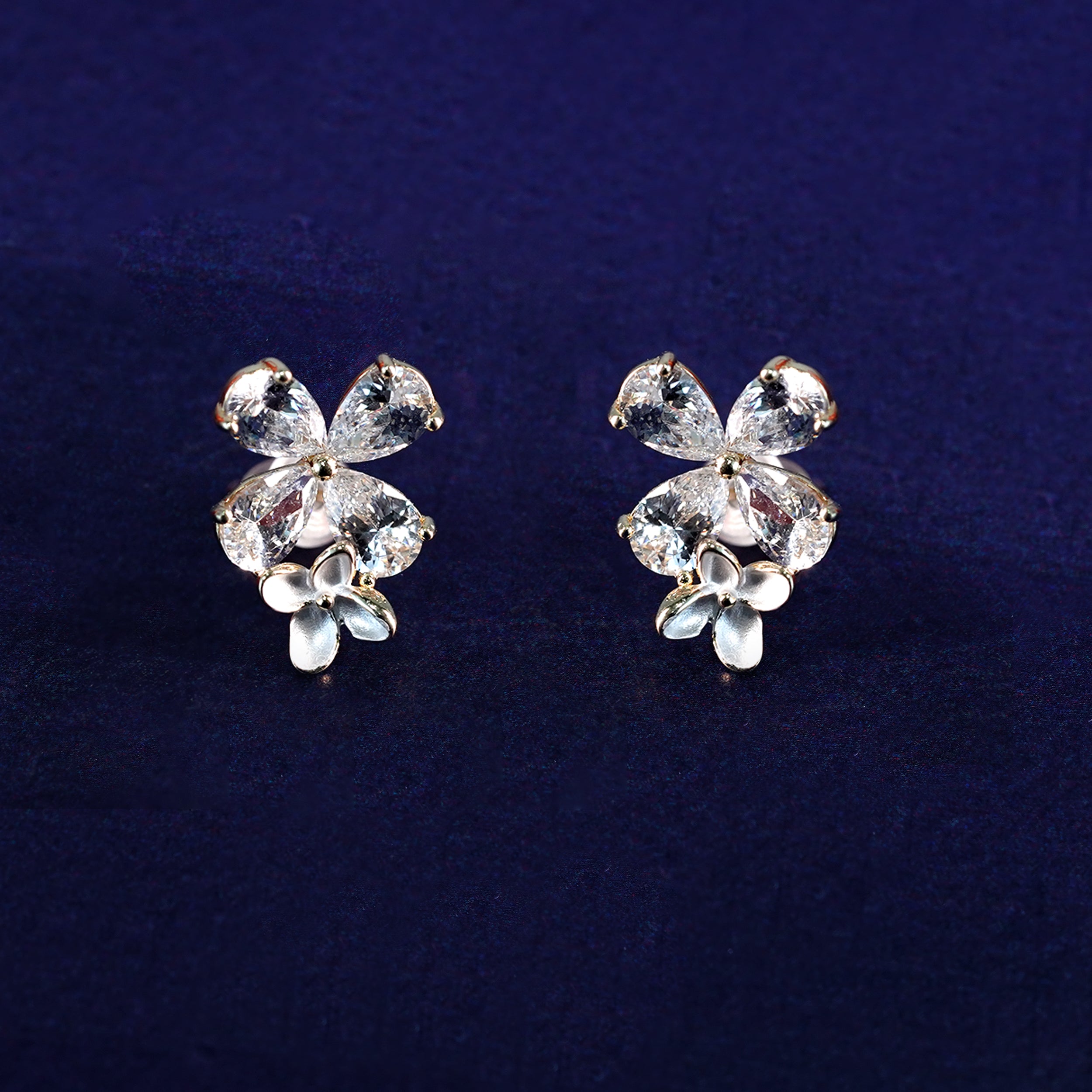 Crystal Bloom Studs