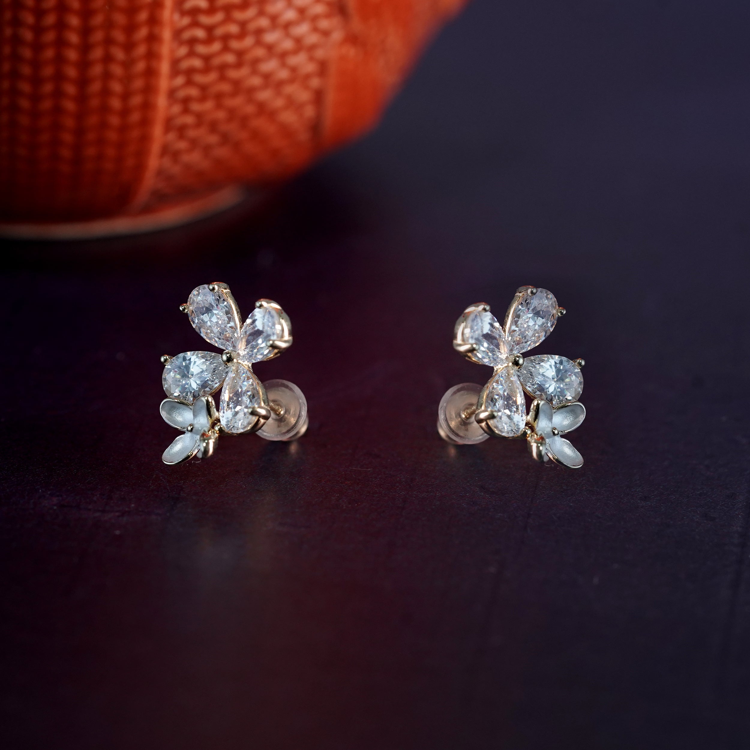 Crystal Bloom Studs
