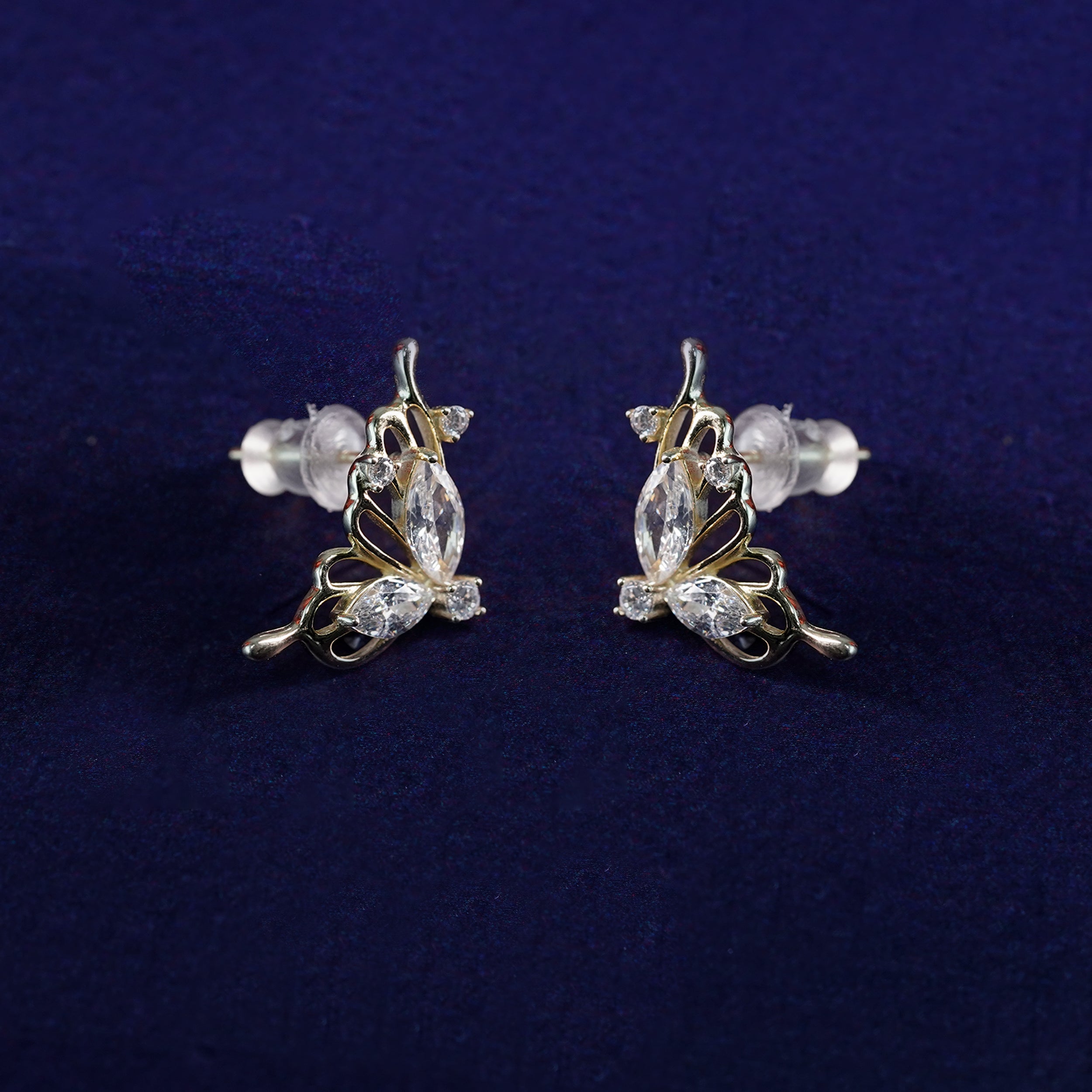 Elegant Half Butterfly Earrings