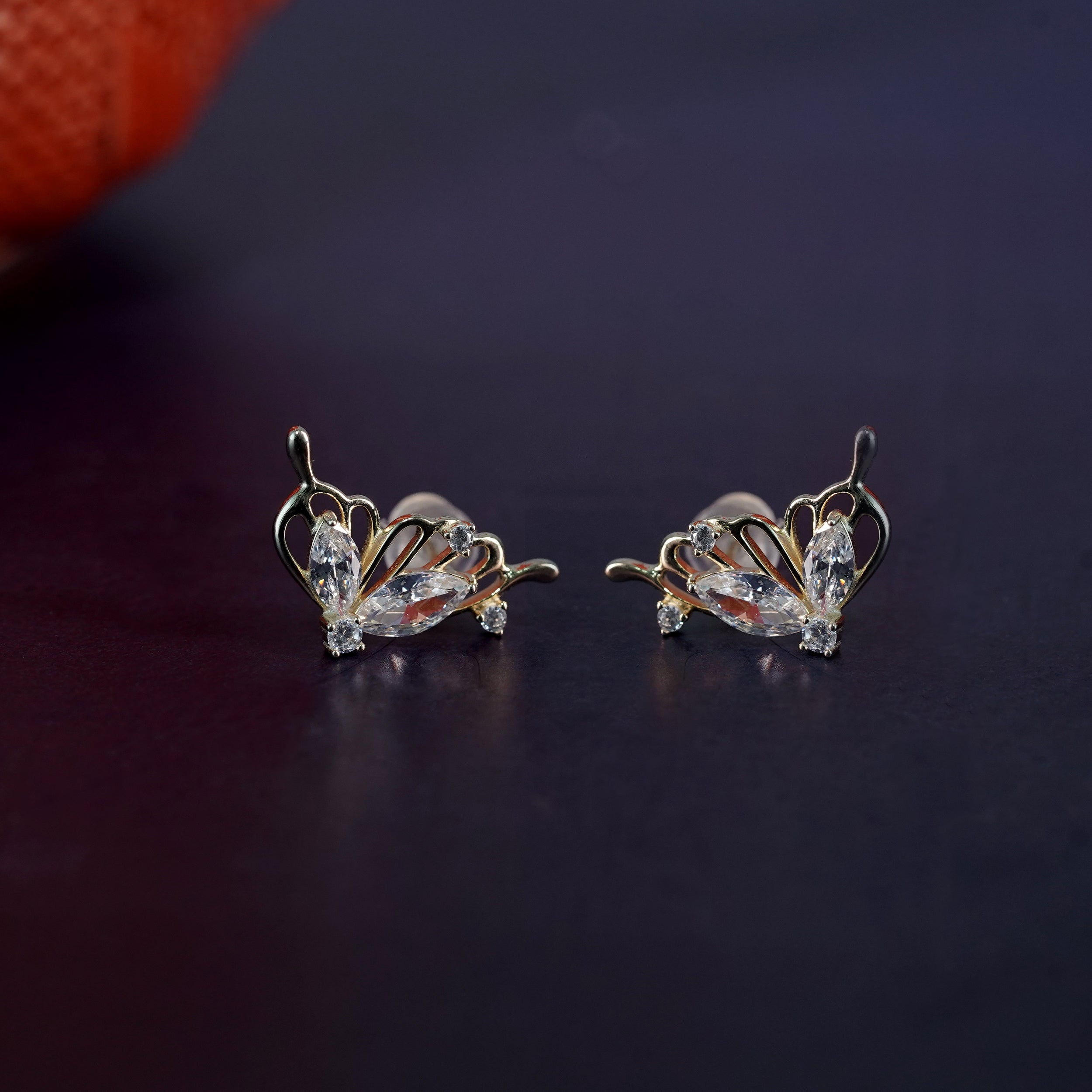 Elegant Half Butterfly Earrings