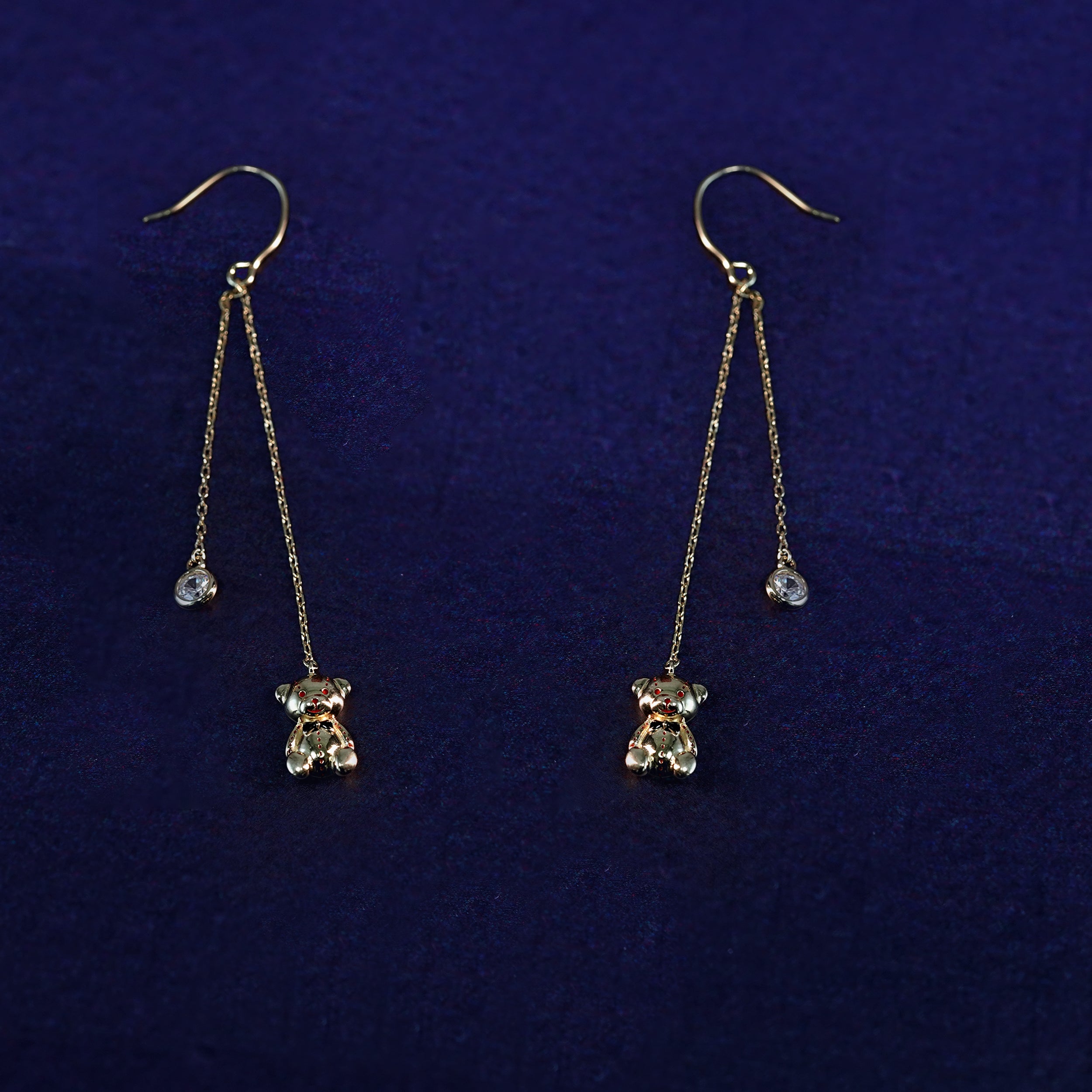 Sparkling Teddy Bear Dangles
