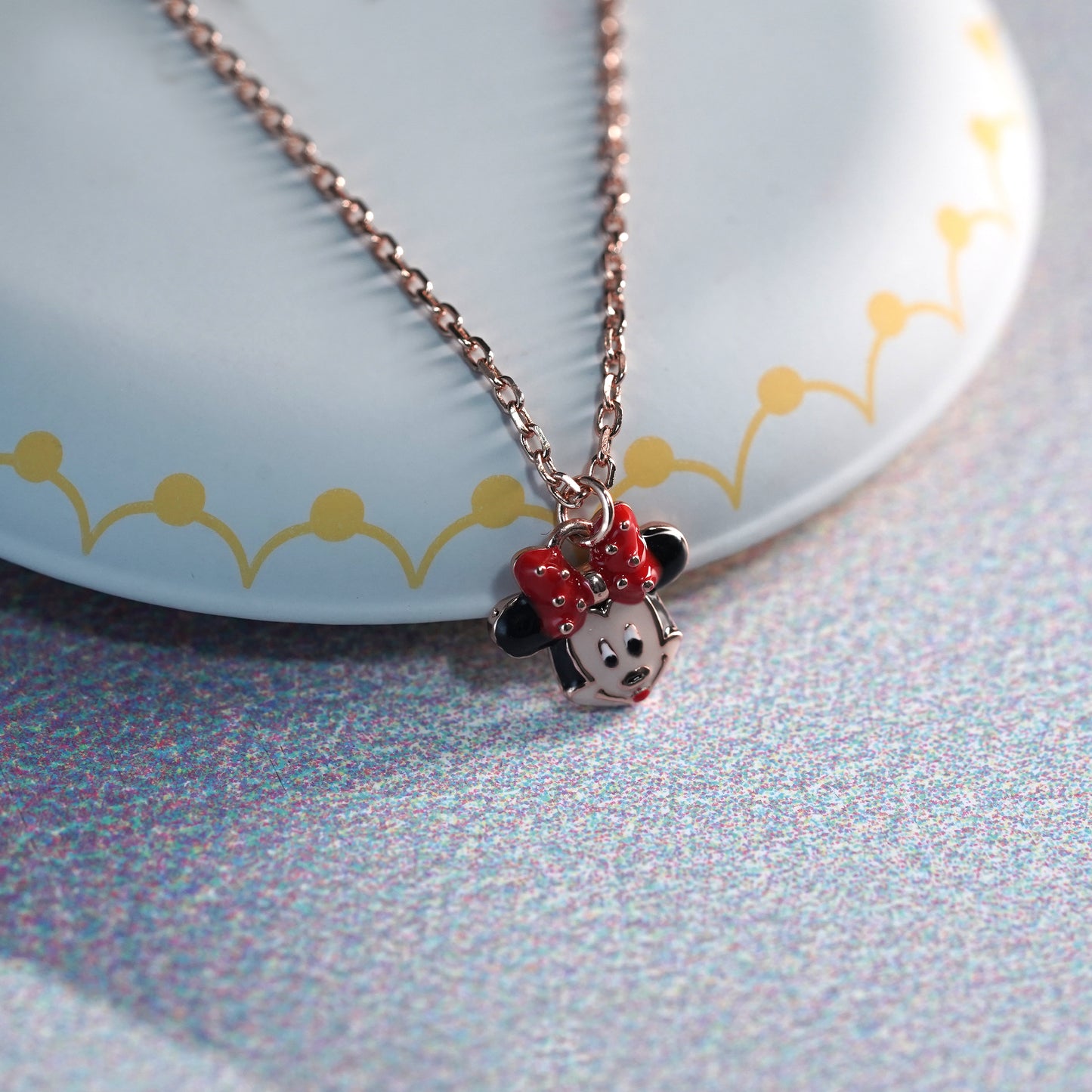 Playful Princess Bow Necklace